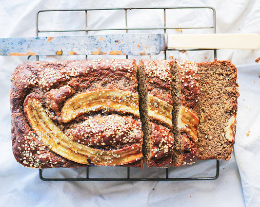 VEGAN MAPLE BANANA BREAD